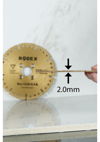 RRM115 Çok Amaçlı Multi Elmas Kesme Diski 115MM 5 Adet