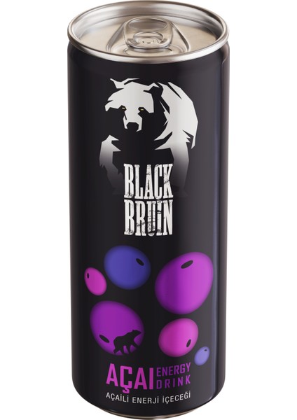 BLACK BRUİN ENERJİ İÇECEĞİ AÇAİ 250 ML KUTU