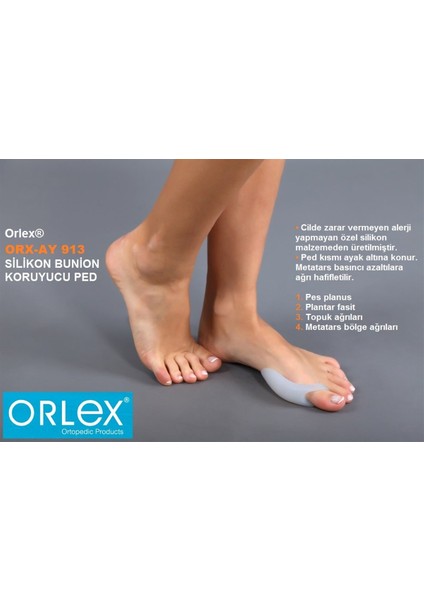 Orx-Ay 913 SİLİKON Bunion Ped