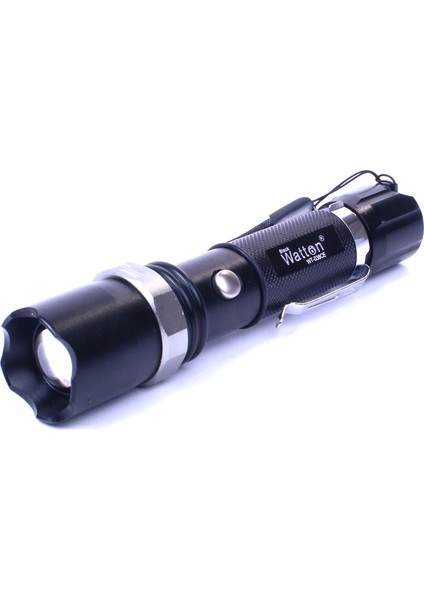 Zoomlu Şarjlı El Feneri En Uygun Fiyata Watton WT-038