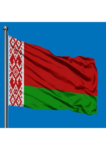Belarus Gönder Bayrağı Raşel Kumaş 50 x 75 cm