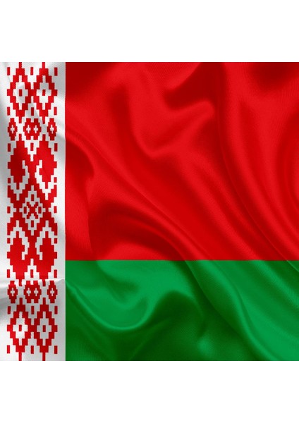 Belarus Gönder Bayrağı Raşel Kumaş 50 x 75 cm