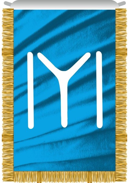 Kayı Boyu Sancağı Bayrağı Saçaklı 50 x 75 cm