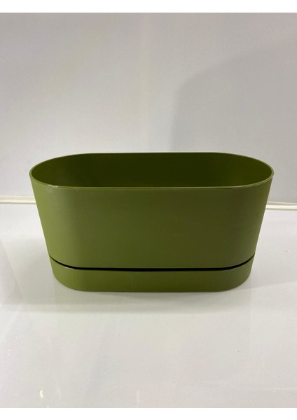Begonya 30 cm Yeşil Tabaklı Balkon Saksı modelleri