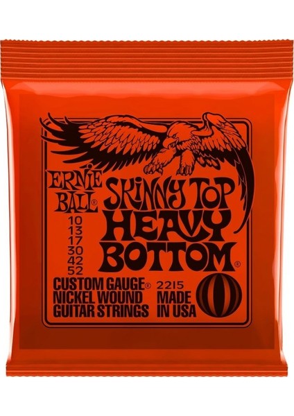 P02215 Skinny Top Heavy Bottom Nickel 10-52 Elektro Gitar Teli