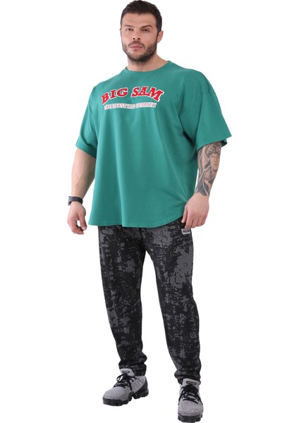 Oversize T-Shirt Pamuklu, Rahat Kesim Big Sam 3107 fiyatları