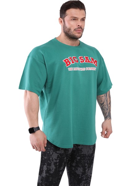Oversize T-Shirt Pamuklu, Rahat Kesim Big Sam 3107 modelleri