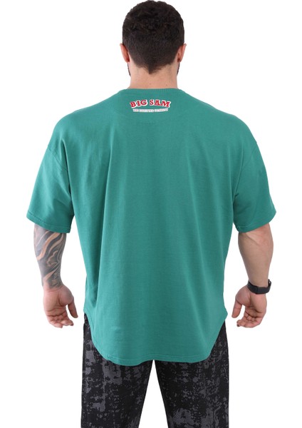 Oversize T-Shirt Pamuklu, Rahat Kesim Big Sam 3107 fırsatları