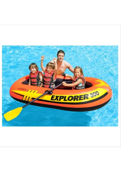 Explorer 300 Şişme Bot Set 211X117X41 cm (Kurek+Pompa)