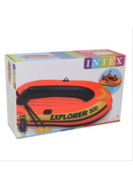 Explorer 300 Şişme Bot Set 211X117X41 cm (Kurek+Pompa)