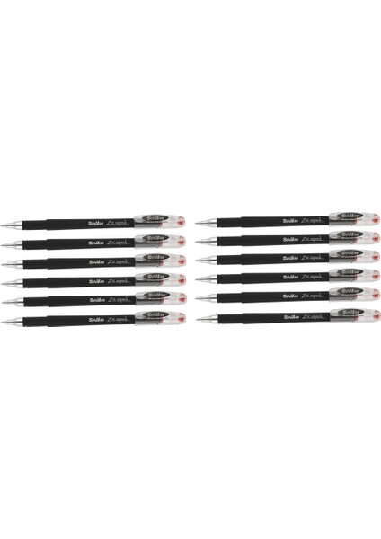 Speed Gel Tükenmez Kalem 0.5 mm Kırmızı 12'li