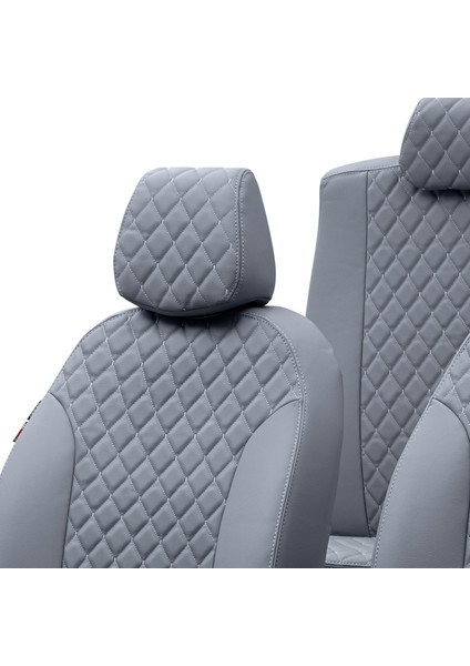 Seat Mii 2012-2019 Özel Üretim Koltuk Kılıfı Madrid Design Deri Füme