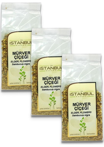 Istanbul Baharat Mürver Çiçeği 50 gr x 3