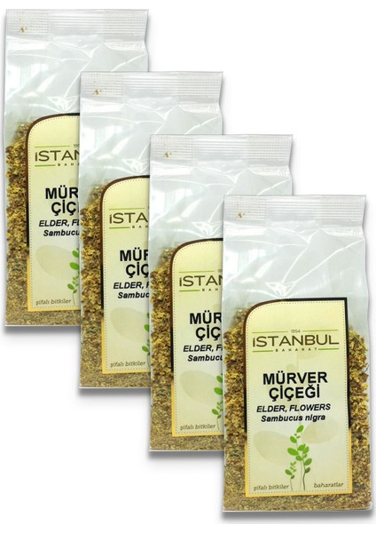 Istanbul Baharat Mürver Çiçeği 50 gr x 4