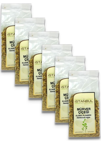 Istanbul Baharat Mürver Çiçeği 50 gr x 6