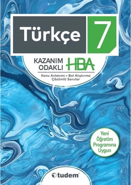 Tudem Yayınları 7. Sınıf Türkçe Kazanım Odaklı HBA