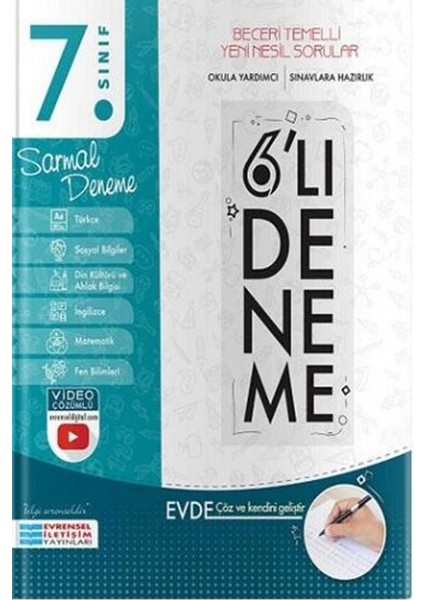 7.Sınıf 6'Lı Sarmal Deneme