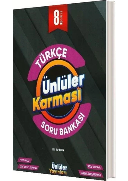 Ünlüler Yayınları 8. Sınıf Türkçe Soru Bankası