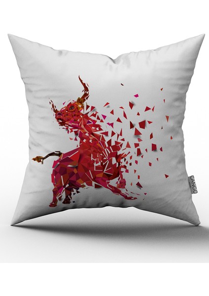 Boğa Desenli Özel Tasarım Yastık Kırlent Kılıfı 606 - Çift Tarafı Baskılı fiyatları