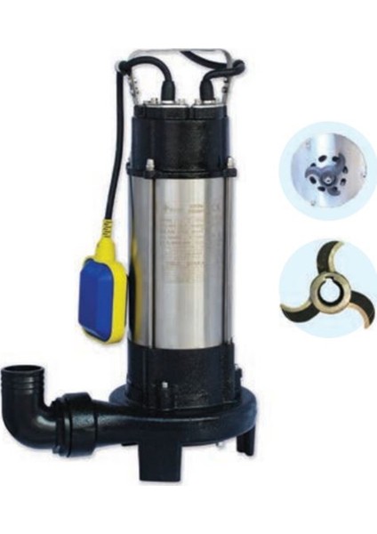 Water Sound V1100DF Bıçaklı Tip Drenaj Pompası 1,5 Hp 220 V