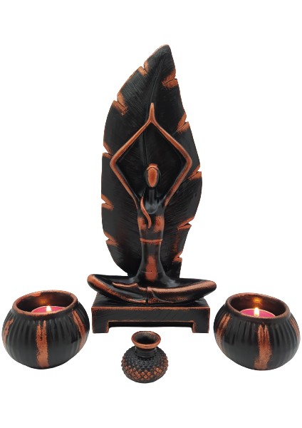 Yoga Yapan Kız Tütsülük ve Mumluk 5
