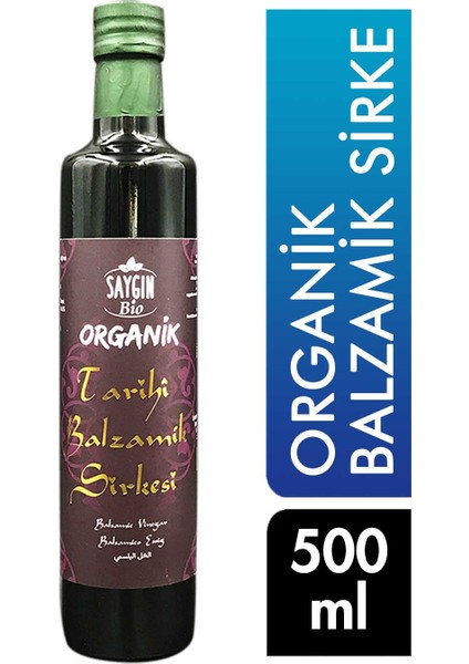 Organik Balzamik Sirke 500 ml