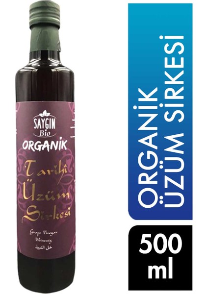 Organik Üzüm Sirkesi 500 ml