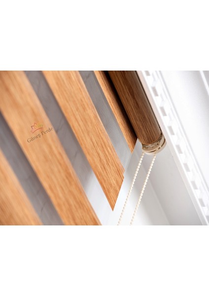 Kahverengi Bambu Zebra Perde fırsatları