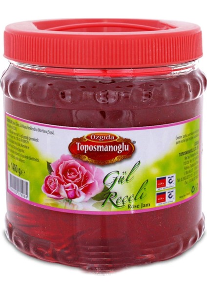 Isparta Gül Reçeli 1400 gr