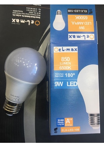 9 W E27 LED Ampül Normal Duy Ampül (5 Adet)