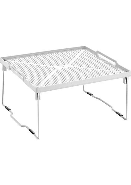 Metal Ayaklı Tek Katlı Pratik Raf Düzenleyici 28X30