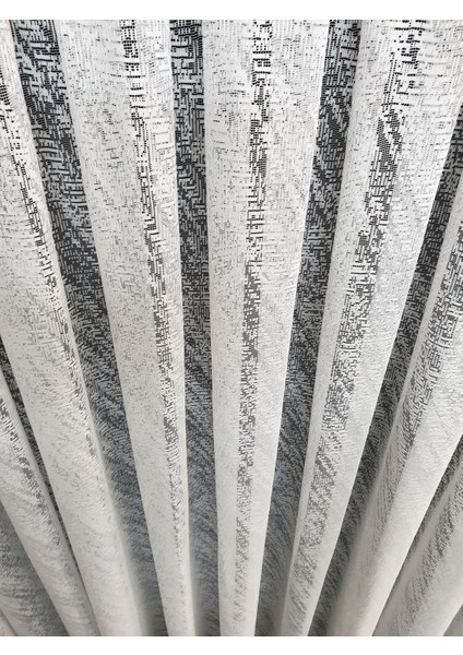 Lüks Tül Perde Mozaik Örme Desen Sık Pile 1 E 3 Sıklığı.en 260 , Boy 265 indirimleri