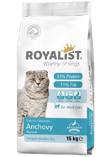 Premium Hamsili Yetişkin Kedi Maması 15 kg