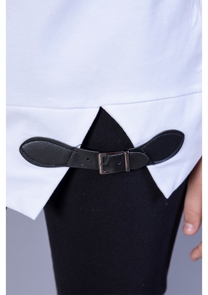 Kız Çocuk Star Baskılı Kemer Detaylı T-Shirt fiyatları