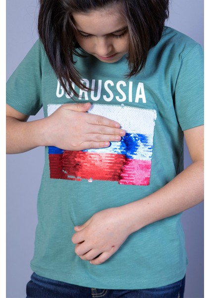 Erkek Çocuk Go Russia Nakışlı T-Shirt fiyatları