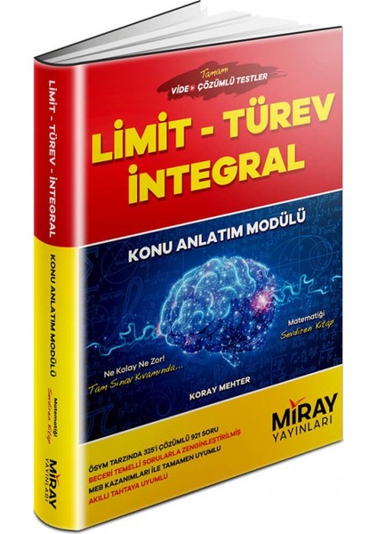 Miray Yayınları Limit-Türev-Integral Konu Anlatım Modülü