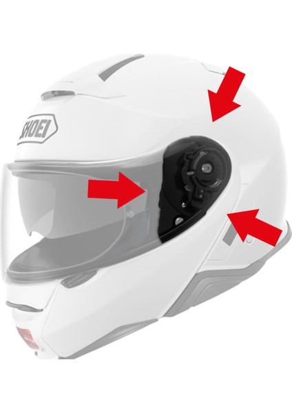 Cns-3 Kask Yan Kapak Set (Neotec 2)