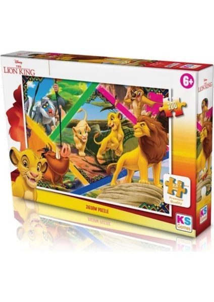 KS Games Lion King Puzzle 200 Parça LK113