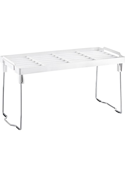 Metal Ayaklı Tek Katlı Pratik Raf Düzenleyici 14X30
