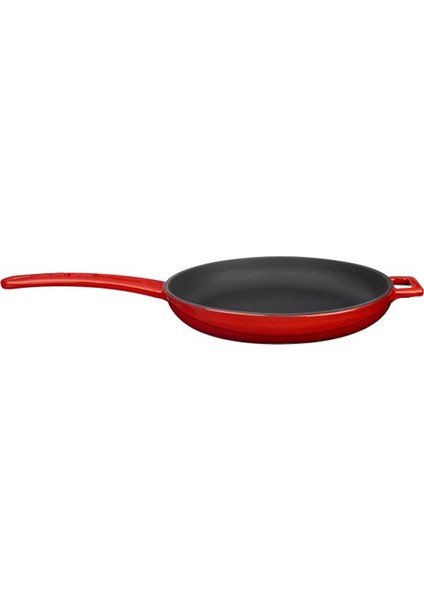 Döküm Kızartma Tavası 20 Cm Kırmızı Lava Tava