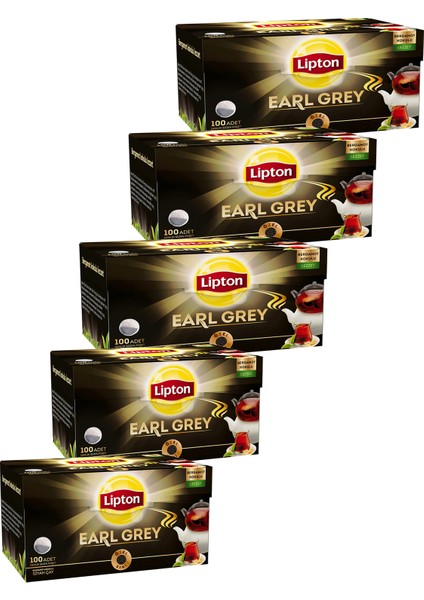 Earl Grey Demlik Poşet Çay 100 x 3,2 Gr- 5'liset