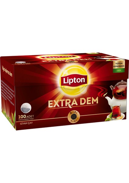 Extra Dem Demlik Poşet Çay 100 x 3,2 gr - 16'lı Set