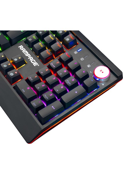 KB-R103 Extreme RGB Outemu Blue Switch Oyuncu Klavyesi