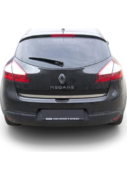 Renault Megane 3 Hb Krom Bagaj Alt Çıtası Paslanmaz Çelik