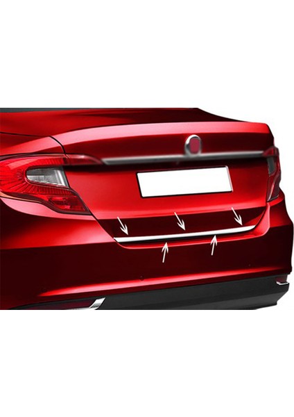 Fiat Egea Sedan ( 2015-2025 ) Krom Bagaj Alt Çıtası Paslanmaz Çelik modelleri