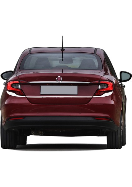 Fiat Egea Sedan ( 2016-2019) Palakalık Üst Krom Bagaj Çıtası Paslanmaz Çelik