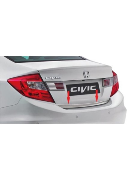 Honda Civic ( 2012-2015) Krom Bagaj Alt Çıtası Paslanmaz Çelik fiyatları