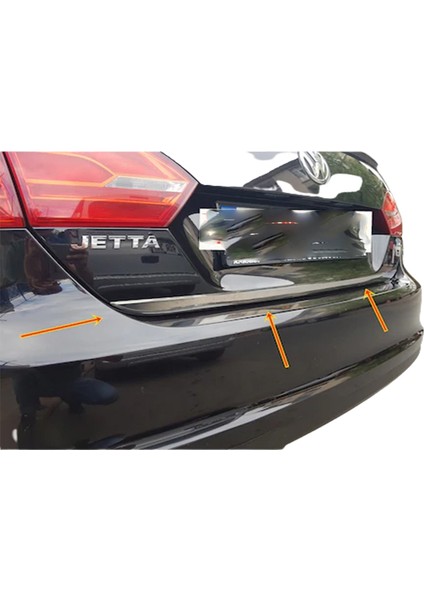 Vw Jetta ( 2011-2014 )Krom Bagaj Alt Çıtası Paslanmaz Çelik