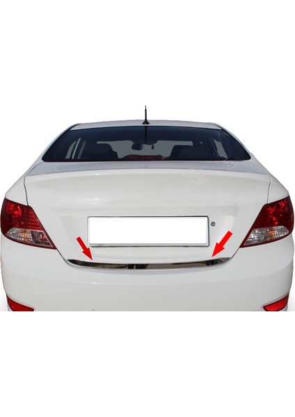 Hyundai Accent Blue (2011-2019 )Krom Bagaj Alt Çıtası Paslanmaz Çelik fiyatları