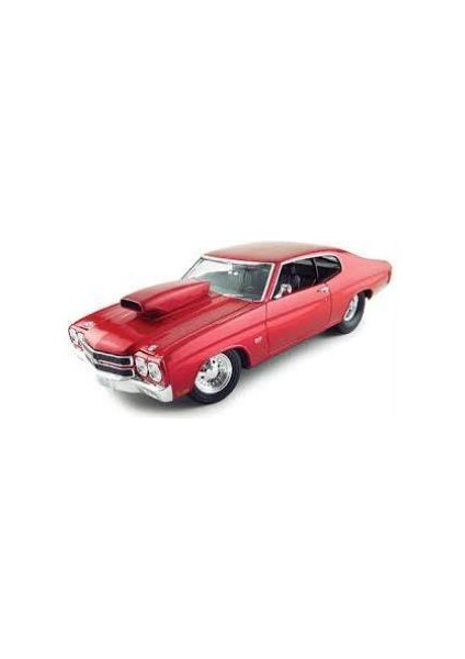 1970 Chevrolet Chevelle Pro Street Kırmızı 1:18 Model Araba